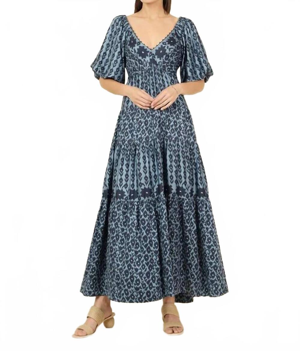 NEW OMIKA ila maxi dress in davina marlin